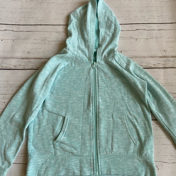 light blue zip up hoodie! - Picture 1 of 3